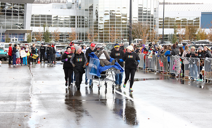 NLHF Hosptial Bed Races - Practice Run